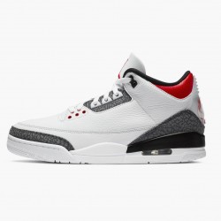 Air Jordan 3 SE DNM "Fire Rot" Herren CZ6433 100 Weiß/Fire Rot-Schwarz AJ3 Jordan Sneakers