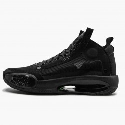 Air Jordan XXXIV PE "Schwarz Cat" Schwarz/Schwarz-Dark Smoke Grau BQ3381 003 AJ34 Sneakers