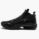 Air Jordan XXXIV PE Schwarz Cat Schwarz/Schwarz-Dark Smoke Grau BQ3381 003 AJ34 Sneakers