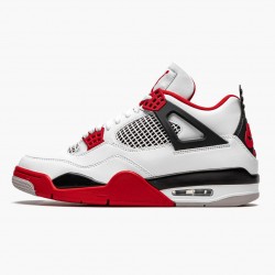 Air Jordan 4 Retro OG "Fire Rot" 2020 Herren Jordan Sneakers Weiß/Fire Rot-Schwarz-Tech Grau DC7770 160