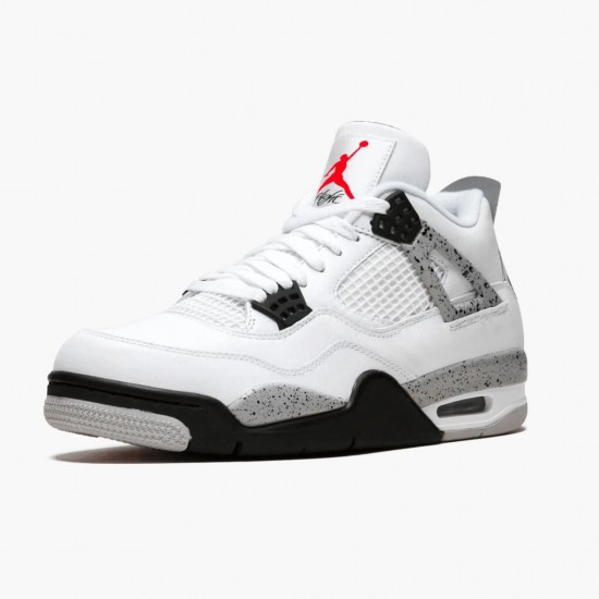 Air Jordan 4 Retro OG Weiß Cement Herren AJ4 Sneakers 840606 192