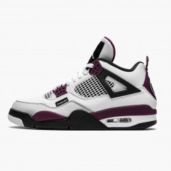 Air Jordan 4 Retro "PSG Paris Saint Germain" Herren Jordan Sneakers Weiß/Neutral Grau-Schwarz-Borde CZ5624 100