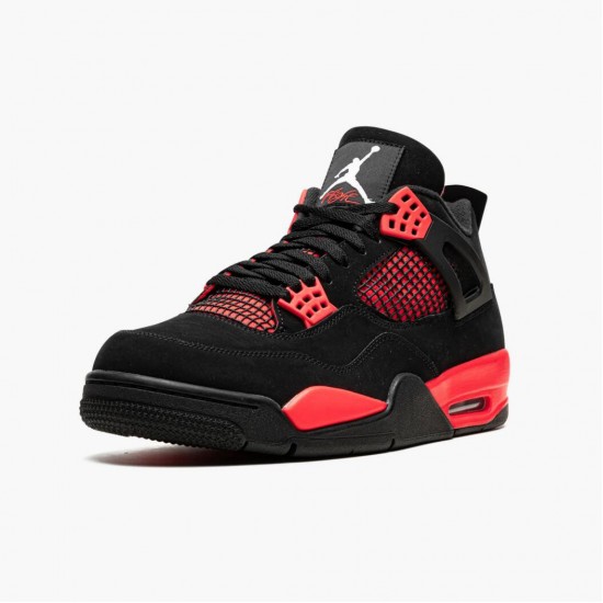 Air Jordan 4 Retro Rot Thunder AJ4 Herren/Damen Sneakers CT8527 016