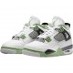 Air Jordan 4 Retro Seafoam Weiß Oil Grün-Dark Ash AQ9129-103