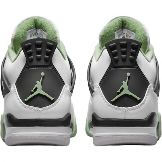 Air Jordan 4 Retro Seafoam Weiß Oil Grün-Dark Ash AQ9129-103