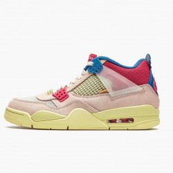 Union LA x Air Jordan 4 Retro "Off Noir" Herren/Damen Jordan Sneakers Guava Ice/Light Bone-Brigade B DC9533 800