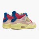 Union LA x Air Jordan 4 Retro Off Noir Herren/Damen Jordan Sneakers Guava Ice/Light Bone-Brigade B DC9533 800