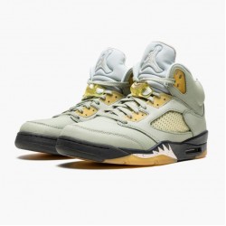 Air Jordan 5 Jade Horizon Herren/Damen Light Silber-Anthracite-Rosa Glaze DC7501 300