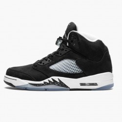 Air Jordan 5 Oreo 2021 Herren/Damen Schwarz Weiß-Cool Grau CT4838 011