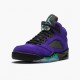 Air Jordan 5 Retro Alternate Grape Herren Grape Ice/Schwarz-Clear-New Emer 136027 500 AJ5 Jordan Sneakers