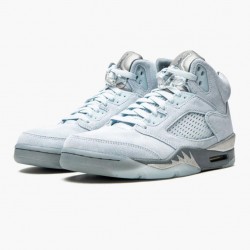 Air Jordan 5 Retro Blaubird Herren/Damen With Silber Weiß DD9336 400