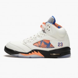 Air Jordan 5 Retro "International Flight" Herren/Damen Sail/Racer Blau-Cone-Schwarz 136027 148 AJ5 Jordan Sneakers