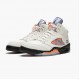 Air Jordan 5 Retro International Flight Herren/Damen Sail/Racer Blau-Cone-Schwarz 136027 148 AJ5 Jordan Sneakers