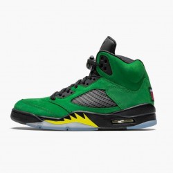 Air Jordan 5 Retro SE "Oregon" Herren/Damen Grün Gelb CK6631 307