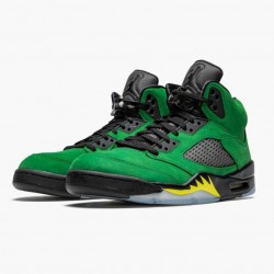 Air Jordan 5 Retro SE "Oregon" Herren/Damen Grün Gelb CK6631 307