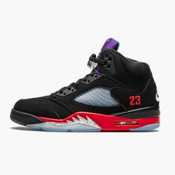 Air Jordan 5 Retro "Top 3" Herren Schwarz/Fire Rot-Grape Ice-New E CZ1786 001 AJ5 Jordan Sneakers