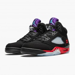 Air Jordan 5 Retro "Top 3" Herren Schwarz/Fire Rot-Grape Ice-New E CZ1786 001 AJ5 Jordan Sneakers