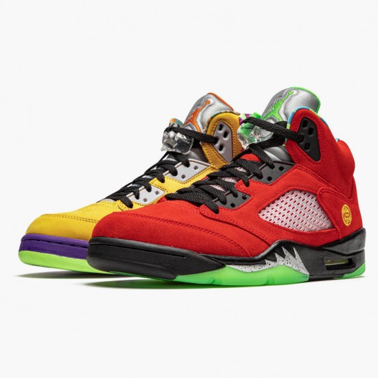 Air Jordan 5 Retro What The Herren Varsity Maize/Court Lila-Gho CZ5725 700 AJ5 Jordan Sneakers