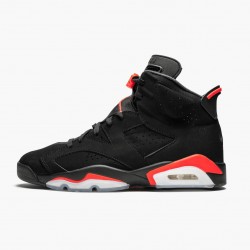 Air Jordan 6 Retro "Schwarz Infrared" Herren 384664 060 Schwarz/Infrared AJ6 Schwarz Jordan Sneakers