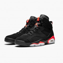 Air Jordan 6 Retro "Schwarz Infrared" Herren 384664 060 Schwarz/Infrared AJ6 Schwarz Jordan Sneakers