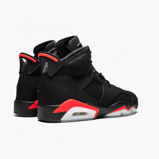 Air Jordan 6 Retro Schwarz Infrared Herren 384664 060 Schwarz/Infrared AJ6 Schwarz Jordan Sneakers