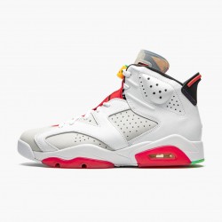 Air Jordan 6 Retro "Hare" CT8529 062 Neutral Grau/Weiß-True Rot-Bl Herren/Damen AJ6 Jordan Sneakers