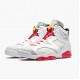 Air Jordan 6 Retro Hare CT8529 062 Neutral Grau/Weiß-True Rot-Bl Herren/Damen AJ6 Jordan Sneakers