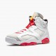 Air Jordan 6 Retro Hare CT8529 062 Neutral Grau/Weiß-True Rot-Bl Herren/Damen AJ6 Jordan Sneakers