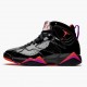 Air Jordan 7 Retro Schwarz Patent Herren/Damen Schwarz/Anthracite-Smoke Grau-Br 313358 006 AJ7 Jordan Sneakers