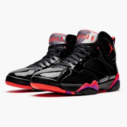 Air Jordan 7 Retro "Schwarz Patent" Herren/Damen Schwarz/Anthracite-Smoke Grau-Br 313358 006 AJ7 Jordan Sneakers