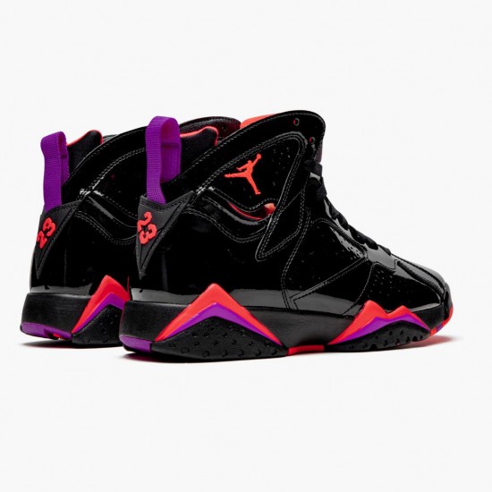 Air Jordan 7 Retro Schwarz Patent Herren/Damen Schwarz/Anthracite-Smoke Grau-Br 313358 006 AJ7 Jordan Sneakers