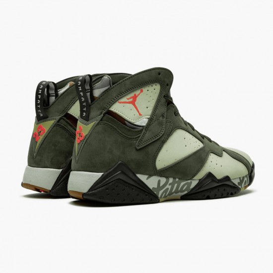 Air Jordan 7 Retro Patta Icicle Herren/Damen Icicle/Sequoia-River Rock/Ligh AT3375 100 AJ7 Jordan Sneakers