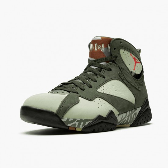 Air Jordan 7 Retro Patta Icicle Herren/Damen Icicle/Sequoia-River Rock/Ligh AT3375 100 AJ7 Jordan Sneakers