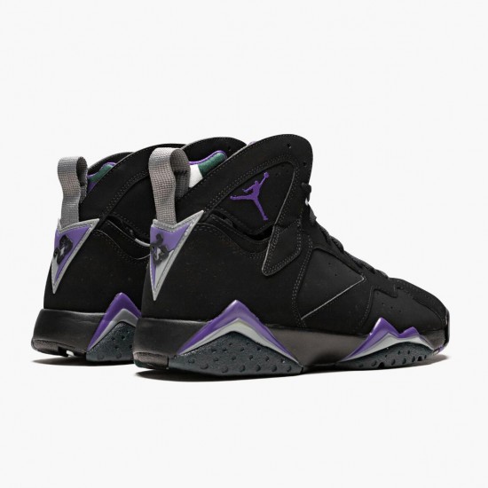 Air Jordan 7 Retro Ray Allen Schwarz/Fierce Lilar/Dark Stee 304775 053 AJ7 Sneakers